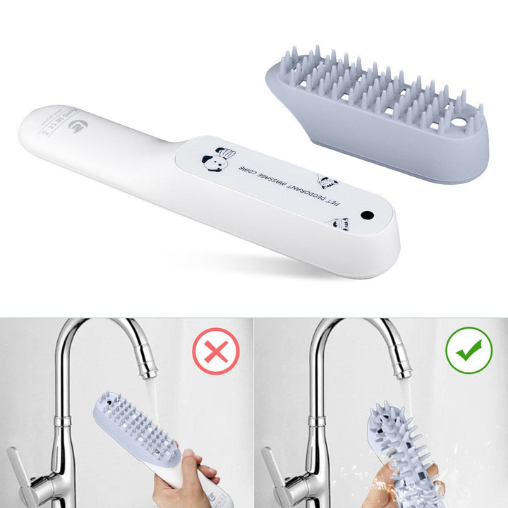 Transform Your Pet's Grooming Routine with the Pet Silicone Massage Brush Deodorant