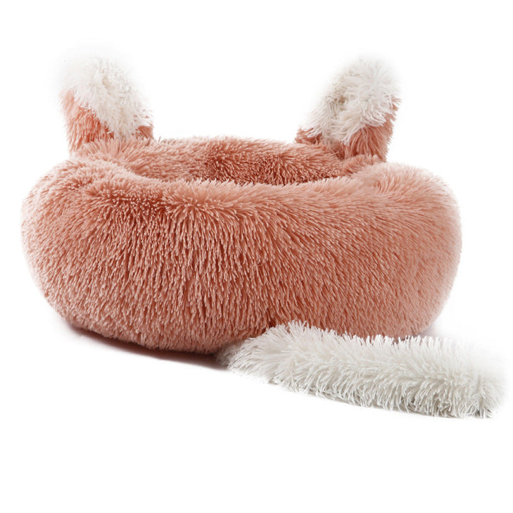 Rabbit Pet Nest Dog Bed In Winter - The Ultimate Comfort for Your Furry Friend
