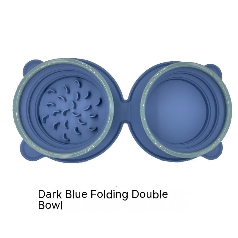Portable Silicone Double Dog Food Bowls: The Ultimate Solution for Pet Lovers