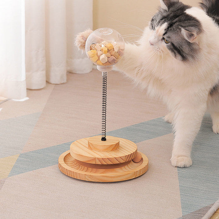 Engage Your Cat with the Pet Cat Educational Toy Leaking Ball