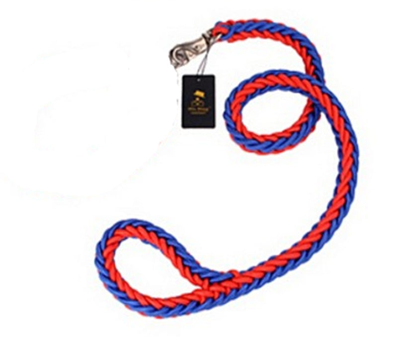 Eight-strand braided golden retriever walking dog leash