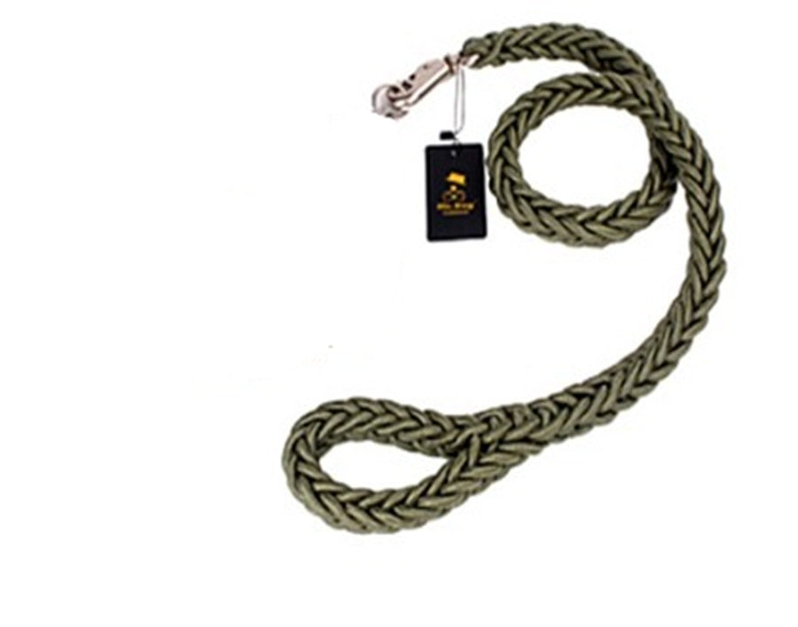 Eight-strand braided golden retriever walking dog leash