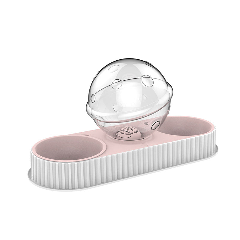 Plastic Pet Feeding Drinkers Automatic Feeder