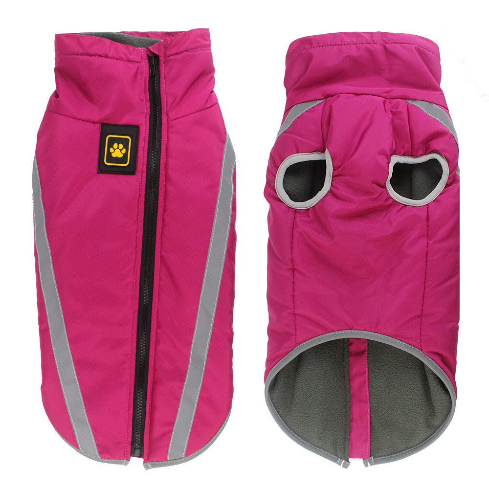 Pet Dog Reflective Padded Warm Labrador Jacket
