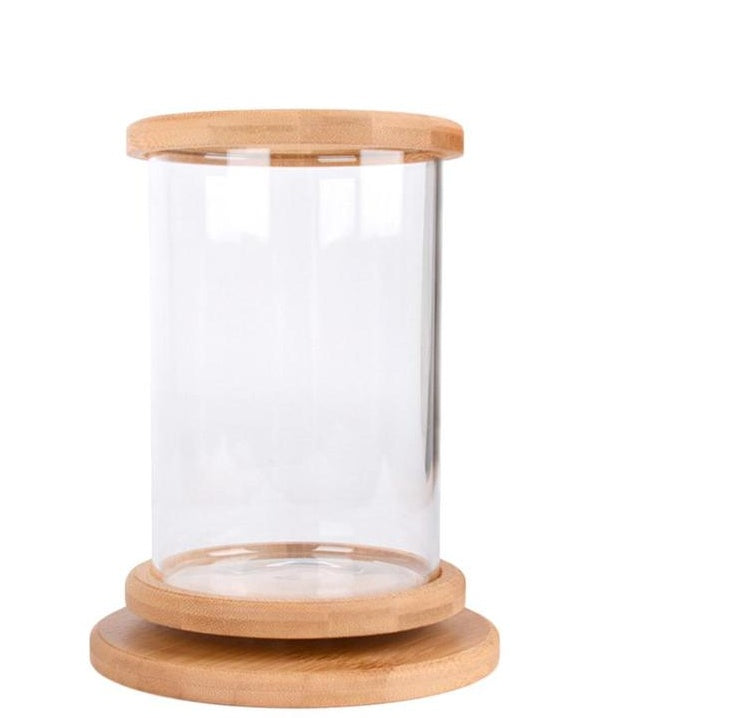 Aquarium Bamboo Base Mini Fish Tank