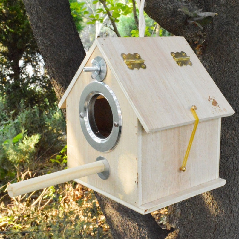 Round Cage Bird Nest Parrot Breeding Box