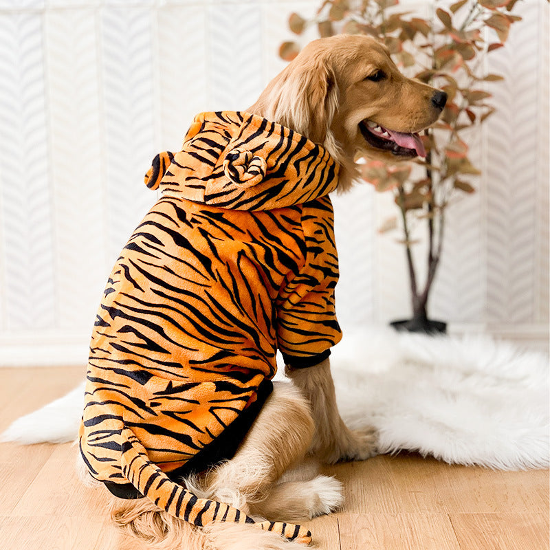 Retriever Clothes Tiger Pet Costume