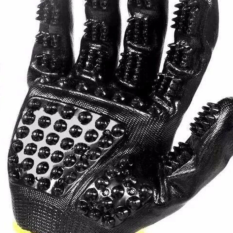 Pet Hair Grooming Glove Soft Rubber