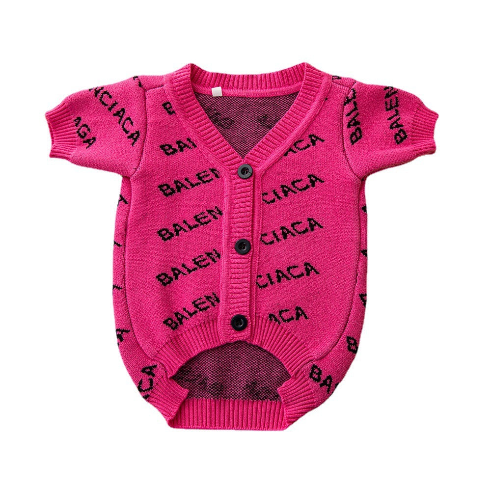 Cardigan Dog Sweater Autumn Winter