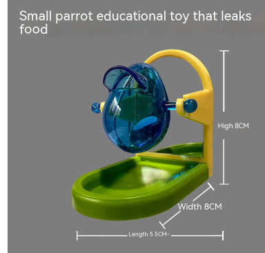 Parrot Food Leakage Toy Bird