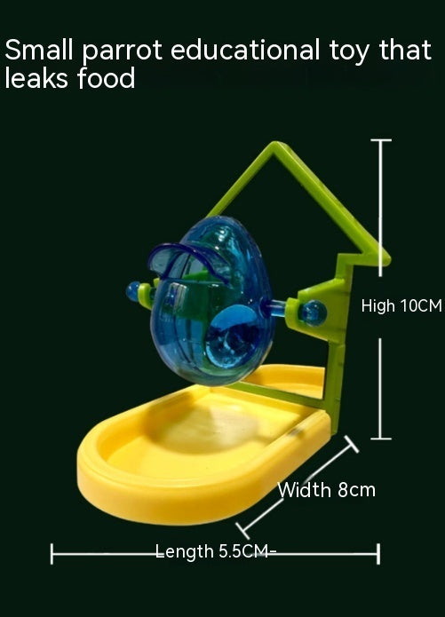 Parrot Food Leakage Toy Bird