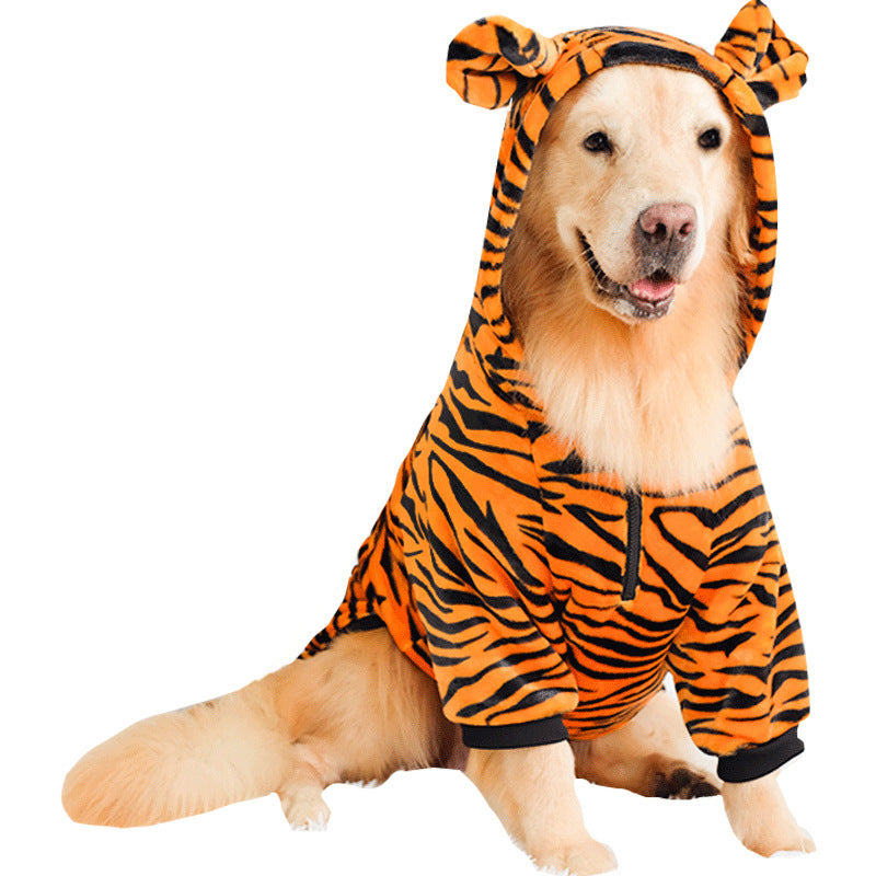Retriever Clothes Tiger Pet Costume