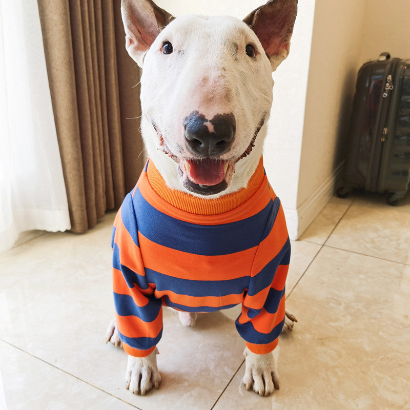 Fashion Cute Simple Striped Pet T-shirt