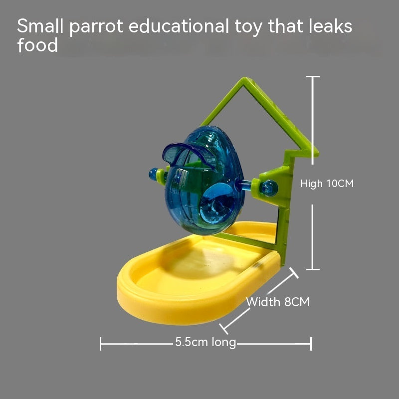 Parrot Food Leakage Toy Bird