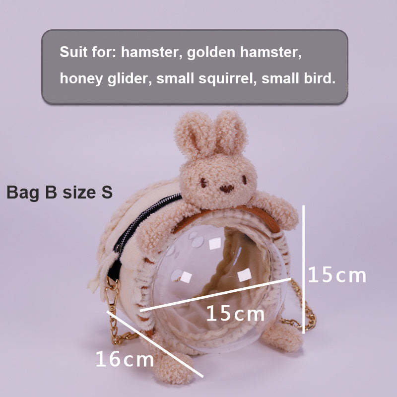 Hamster Cage Pet Out Of Bag Honey