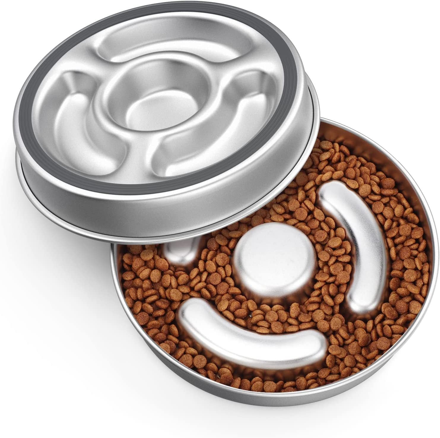 Pet Feeding Bowl Stainless Steel Neck Protector