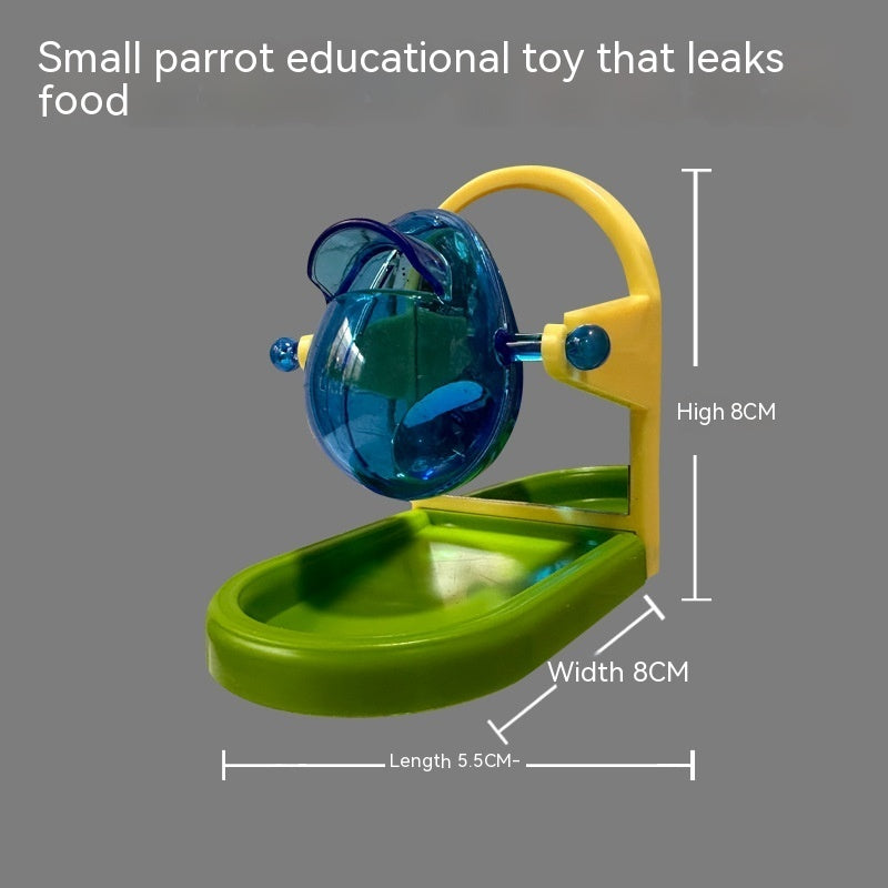 Parrot Food Leakage Toy Bird