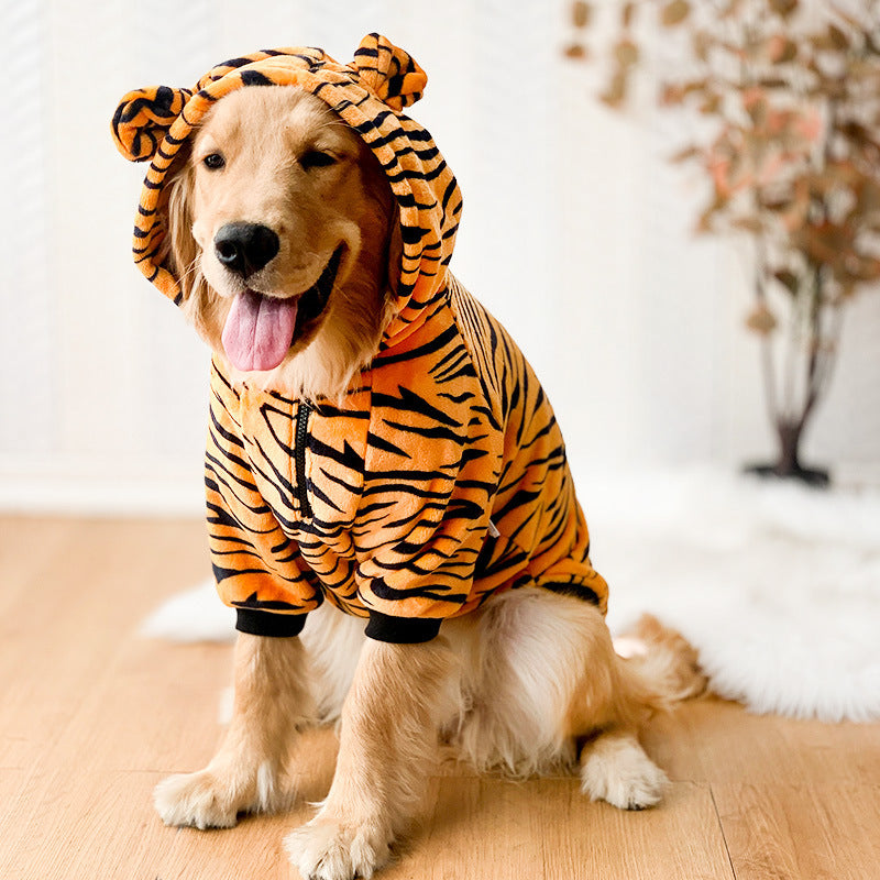 Retriever Clothes Tiger Pet Costume
