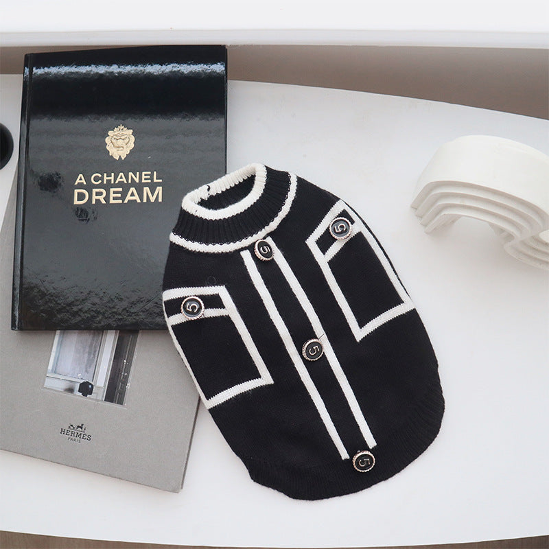 Dog Clothes Warm Small Country Style Sweater