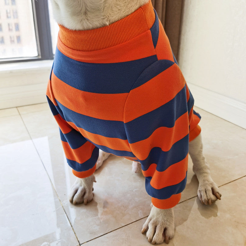 Fashion Cute Simple Striped Pet T-shirt
