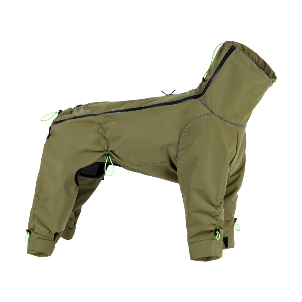 Large Dog Four-leg Shell Jacket