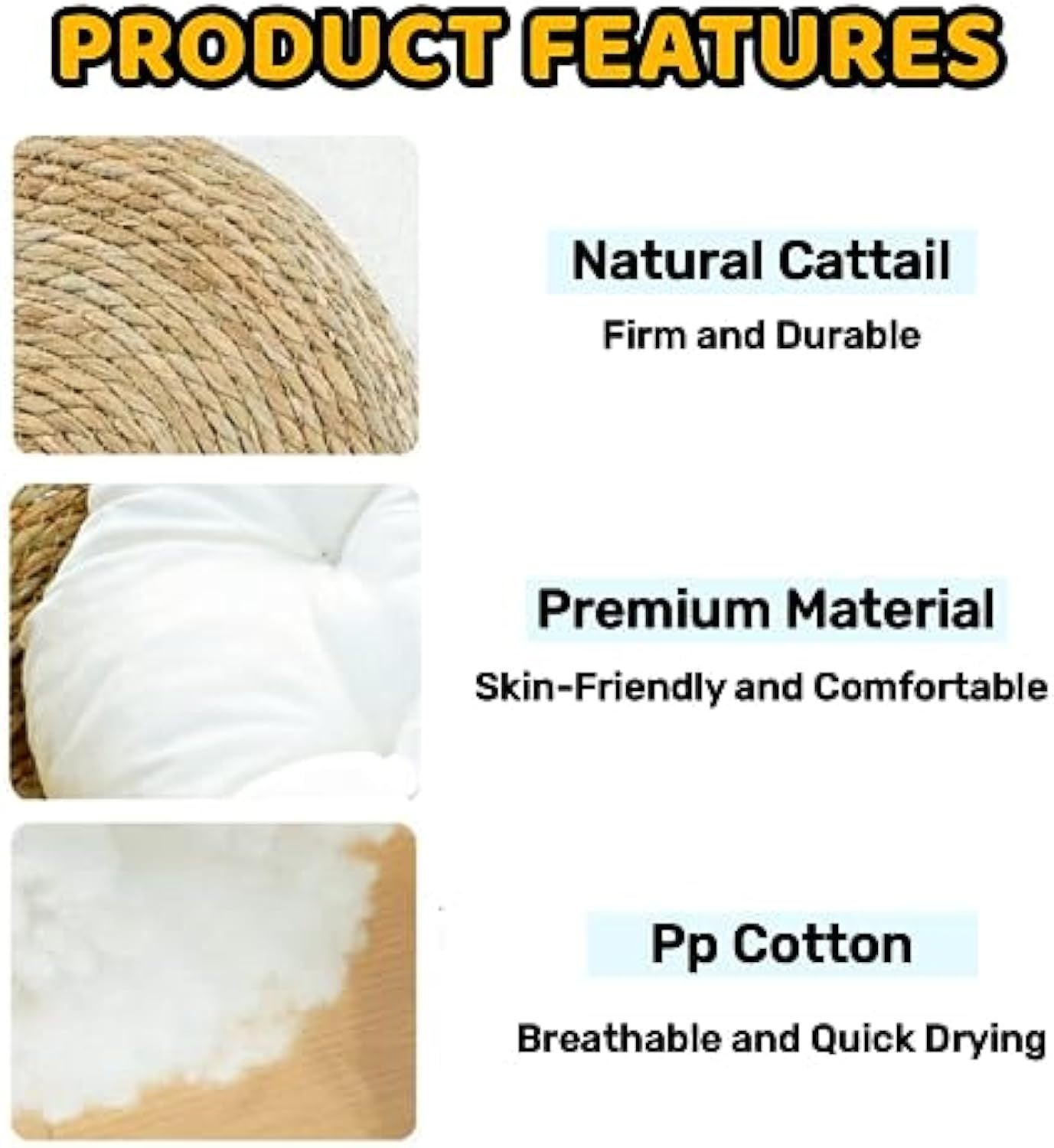 Natural Woven Cat Bed With Soft Cushion