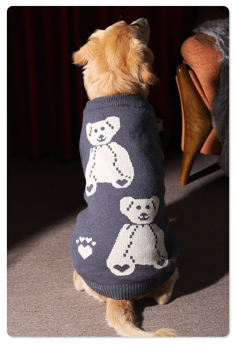 Pet Winter Thickening Large Dog Clothes Sweater