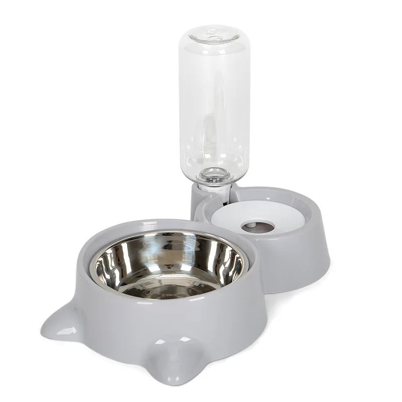 Pet Dog Cat Bowl Fountain Automatic Food Water