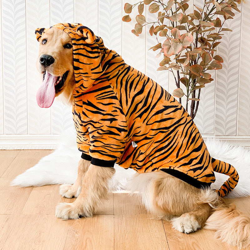 Retriever Clothes Tiger Pet Costume